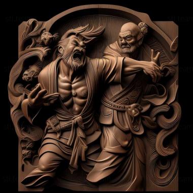 3D model Legends of Kung Fu game (STL)